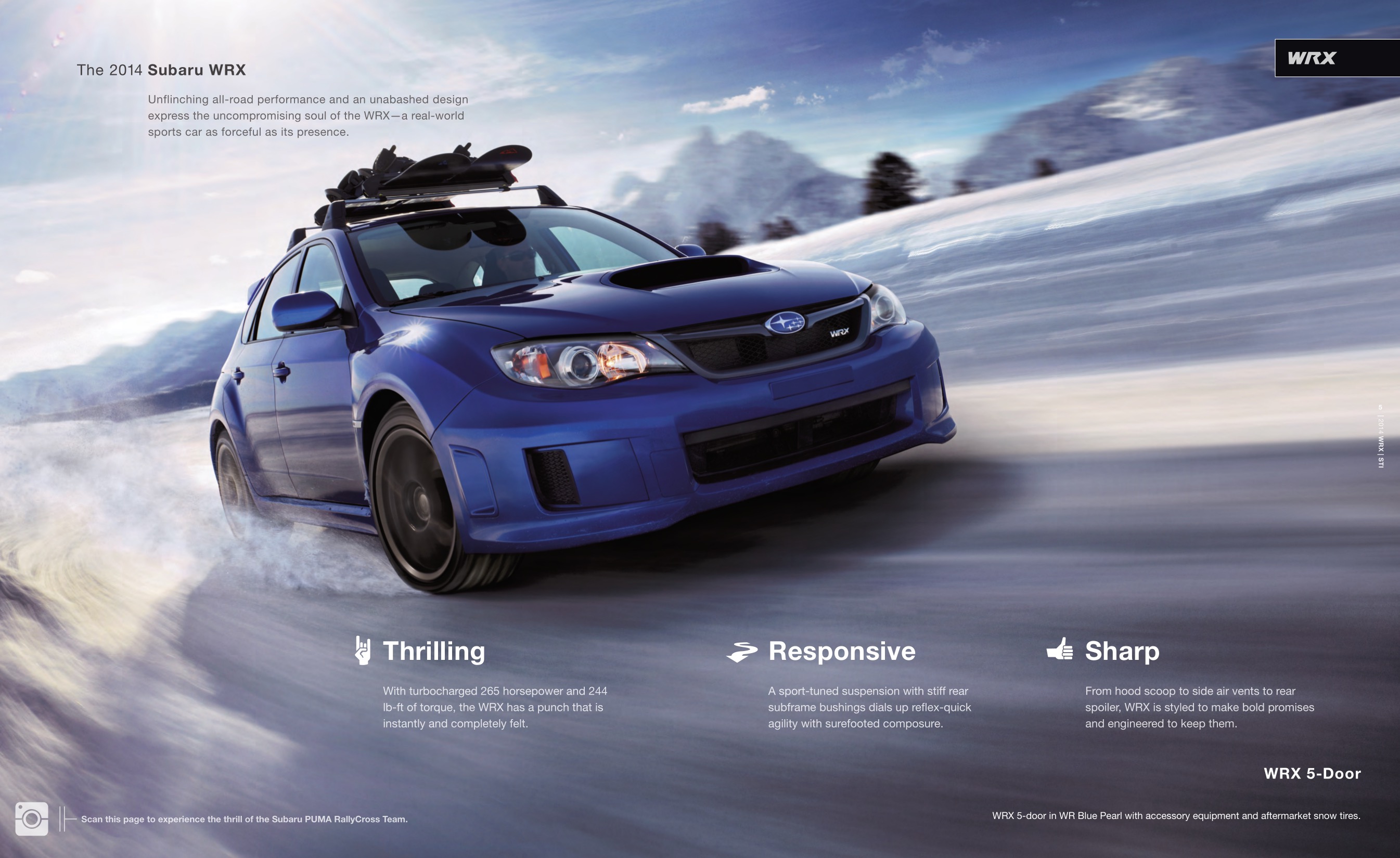 2014 Subaru Impreza WRX Brochure Page 3